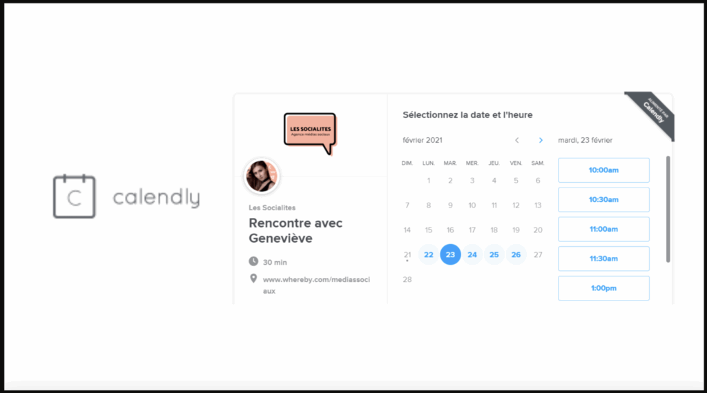 Appel Calendly